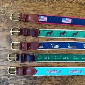 Set of four J. Bailey Buddy Belts - 22”